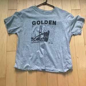 Gray “Golden State” Oversized T-shirt